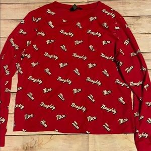 Forever 21 women’s size 2X naughty or Nice thermal